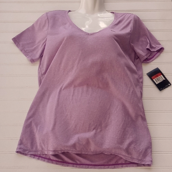 Nike Dri-Fit Striped V Neck Tshirt - Picture 2 of 11